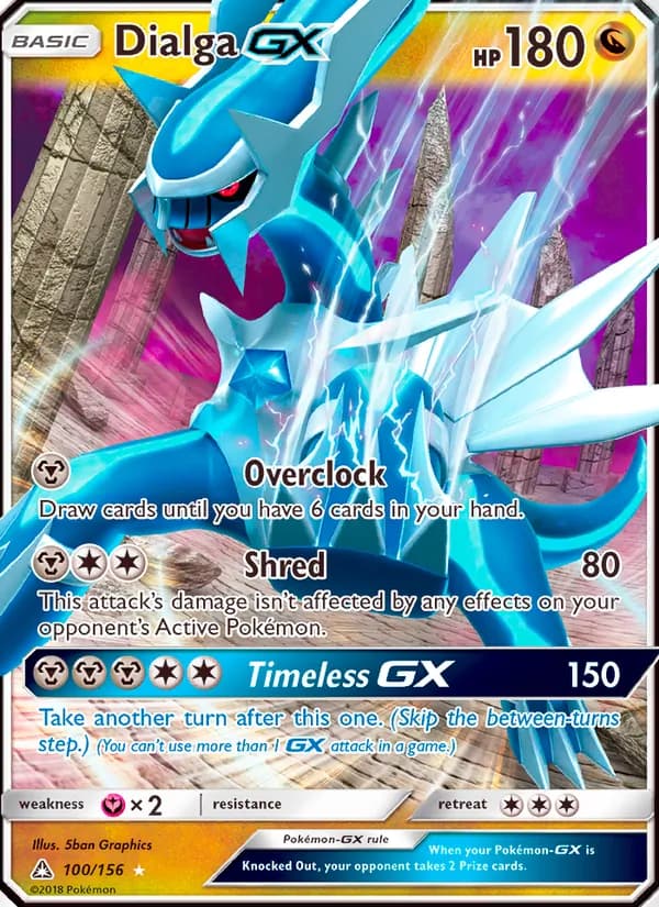 Dialga GX 100/156, Ultra Prism