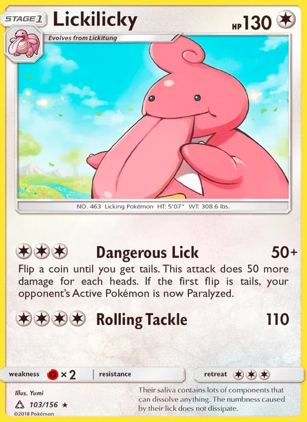 Lickilicky 103/156, Ultra Prism