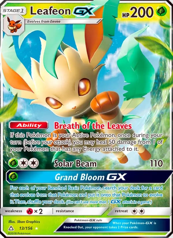 Leafeon GX 13/156, Ultra Prism