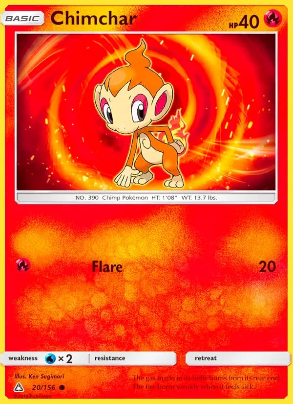 Chimchar 20/156, Ultra Prism