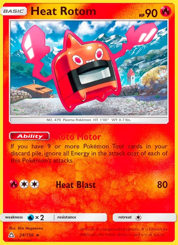 Heat Rotom 24/156, Ultra Prism
