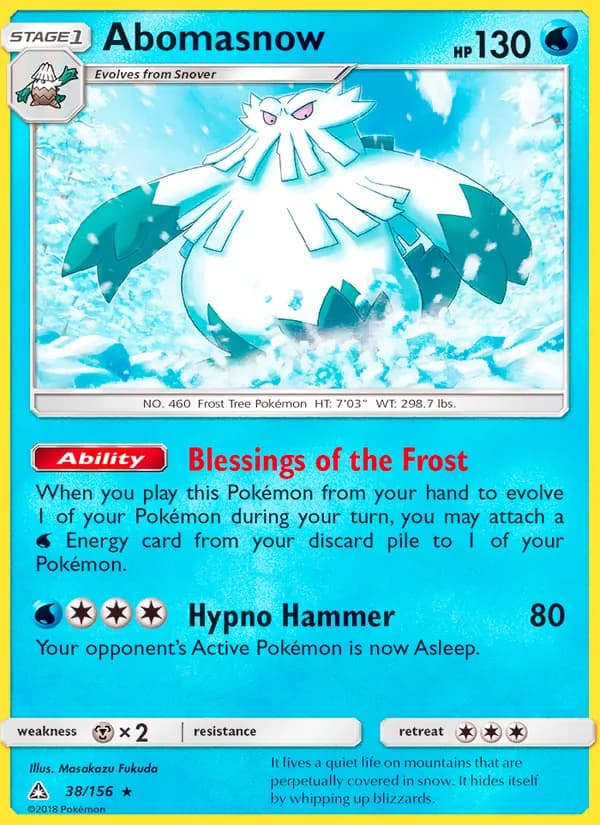Abomasnow 38/156, Ultra Prism