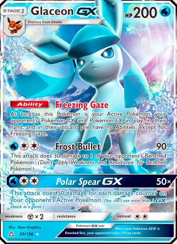 Glaceon GX 39/156, Ultra Prism