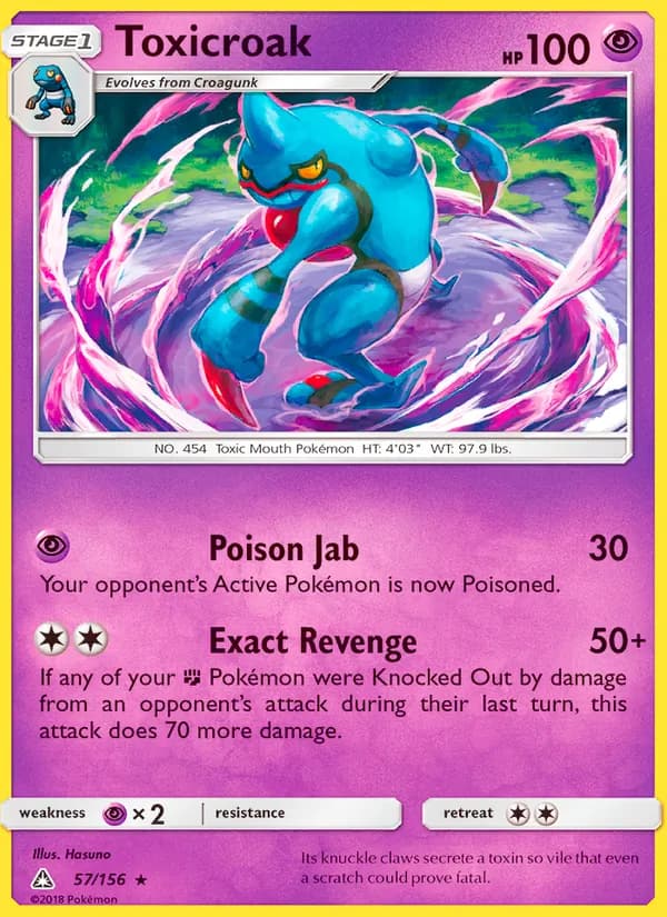Toxicroak 57/156, Ultra Prism