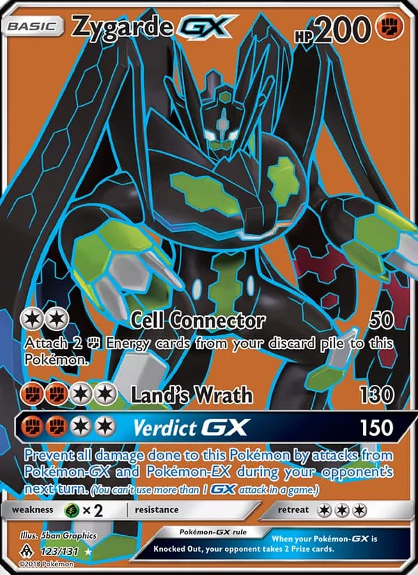 Zygarde GX 123/131, Forbidden Light