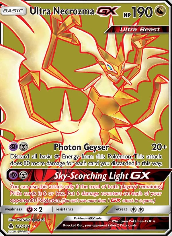 Ultra Necrozma GX 127/131, Forbidden Light