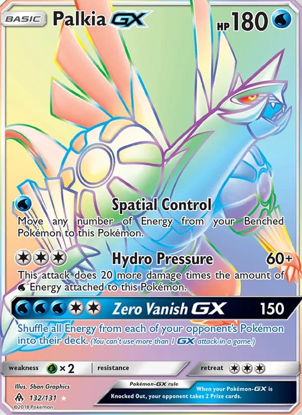 Palkia GX 132/131, Forbidden Light