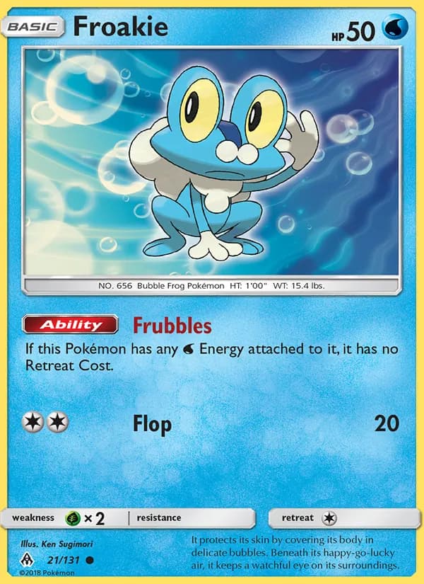 Froakie 21/131, Forbidden Light