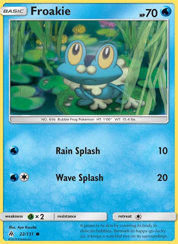 Froakie 22/131, Forbidden Light