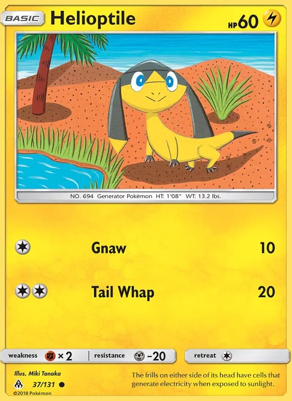 Helioptile 37/131, Forbidden Light