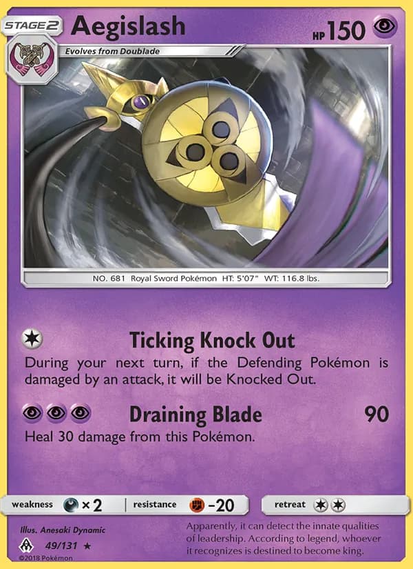 Aegislash 49/131, Forbidden Light