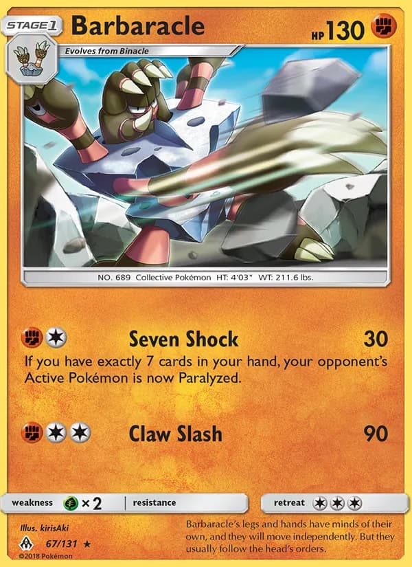 Barbaracle 67/131, Forbidden Light