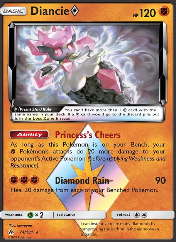 Diancie ◇ 74/131, Forbidden Light