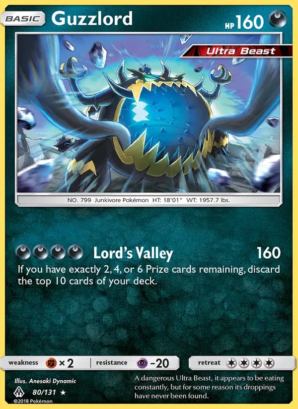 Guzzlord 80/131, Forbidden Light