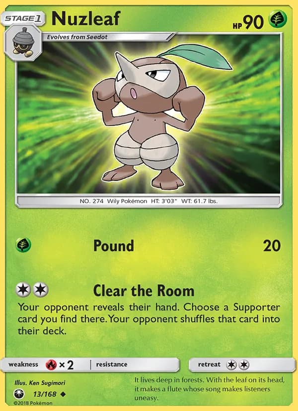 Nuzleaf 13/168, Celestial Storm