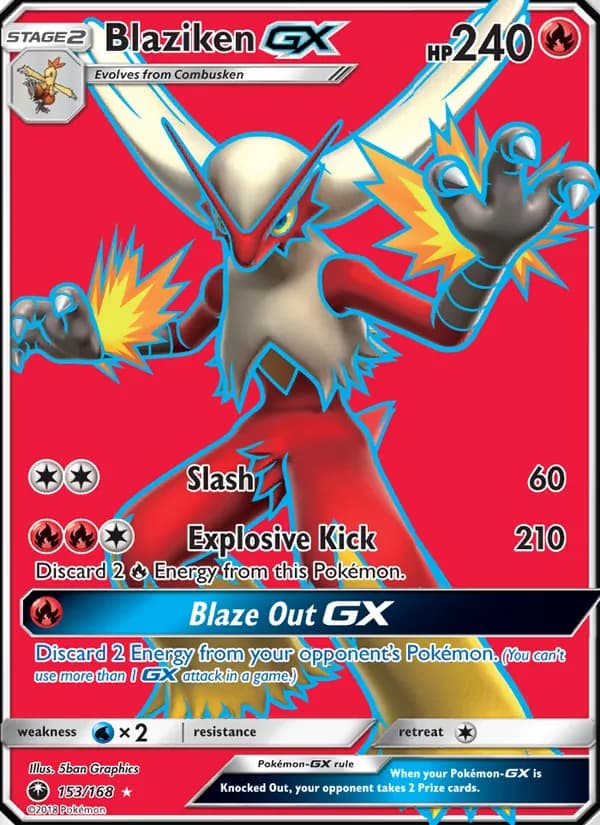 Blaziken GX 153/168, Celestial Storm
