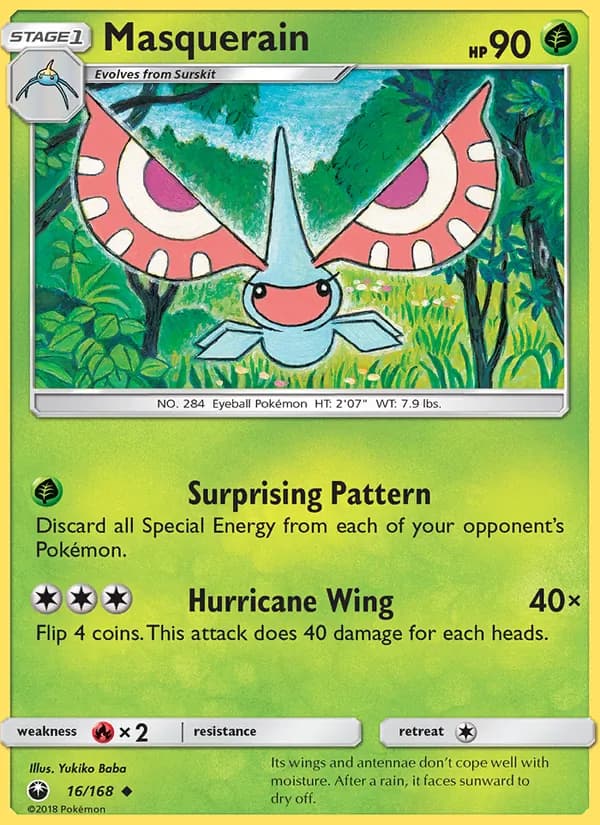 Masquerain 16/168, Celestial Storm