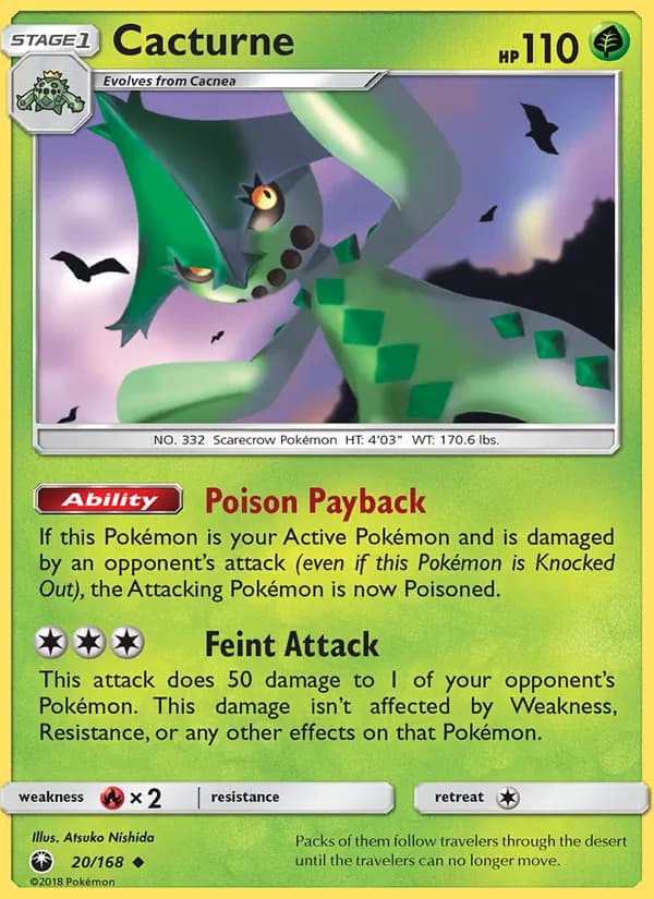 Cacturne 20/168, Celestial Storm