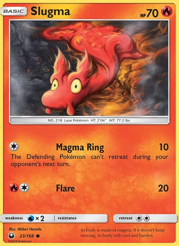 Slugma 23/168, Celestial Storm