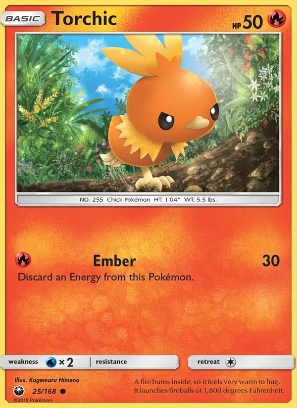 Torchic 25/168, Celestial Storm