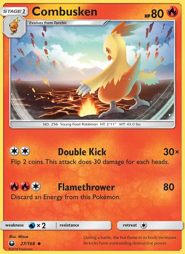 Combusken 27/168, Celestial Storm