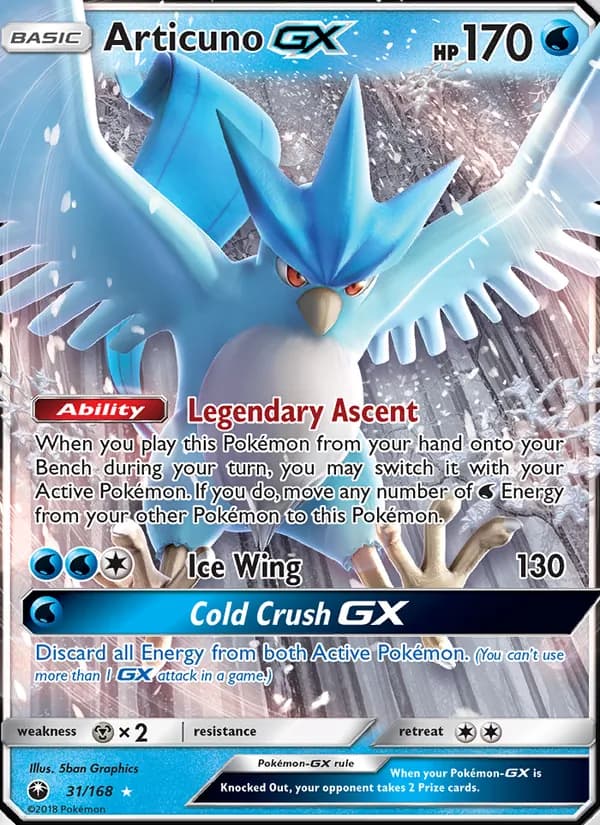 Articuno GX 31/168, Celestial Storm