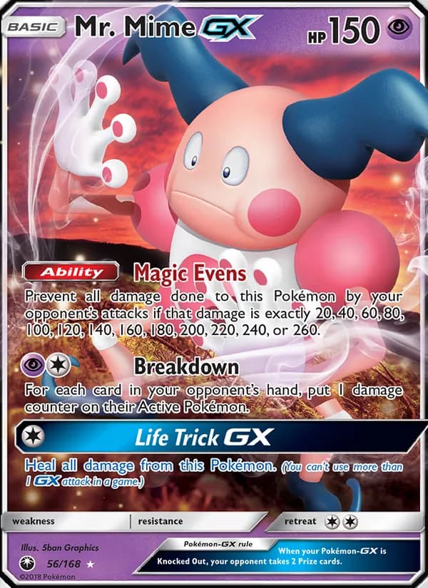 Mr. Mime GX 56/168, Celestial Storm