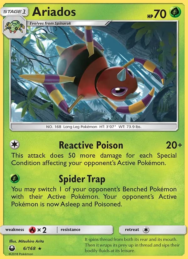 Ariados 6/168, Celestial Storm