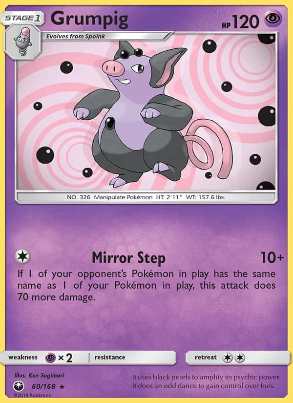 Grumpig 60/168, Celestial Storm