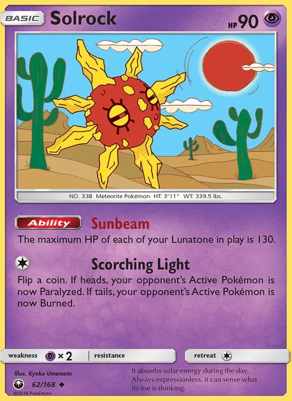 Solrock 62/168, Celestial Storm