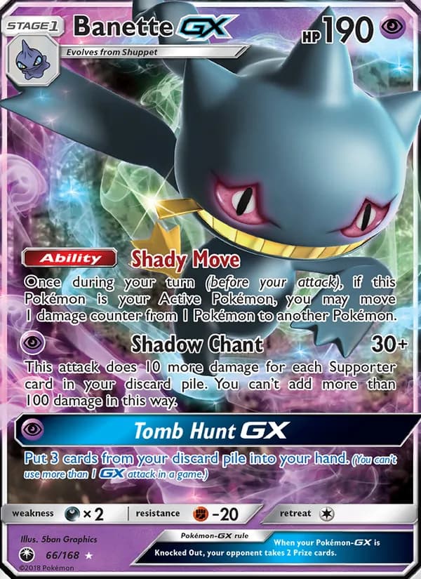 Banette GX 66/168, Celestial Storm