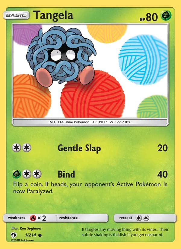 Tangela 1/214, Lost Thunder