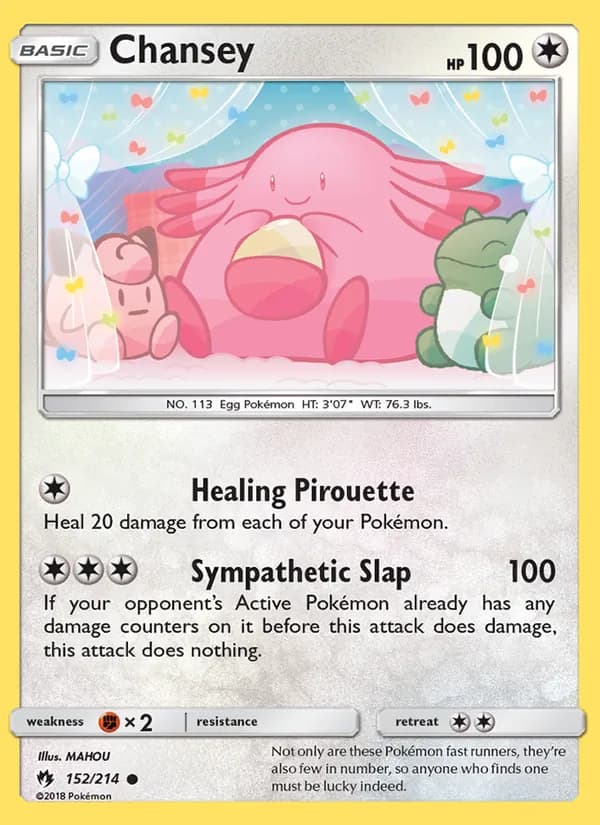 Chansey 152/214, Lost Thunder