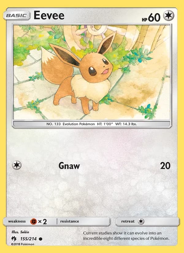 Eevee 155/214, Lost Thunder