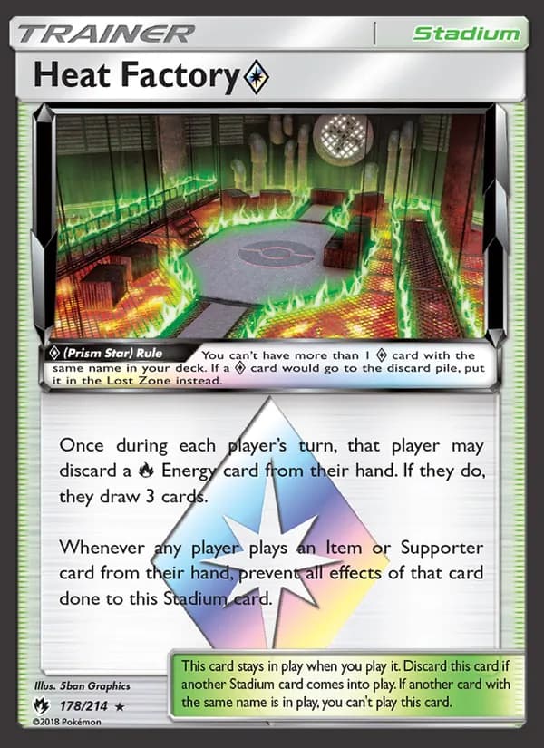 Heat Factory ◇ 178/214, Lost Thunder