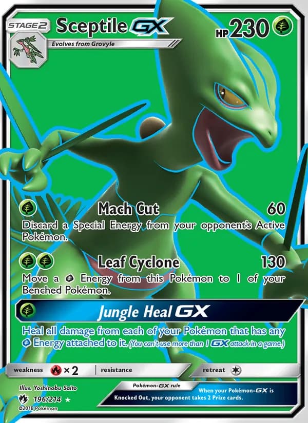 Sceptile GX 196/214, Lost Thunder