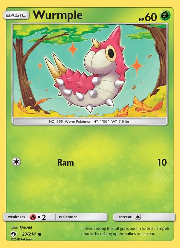 Wurmple 23/214, Lost Thunder