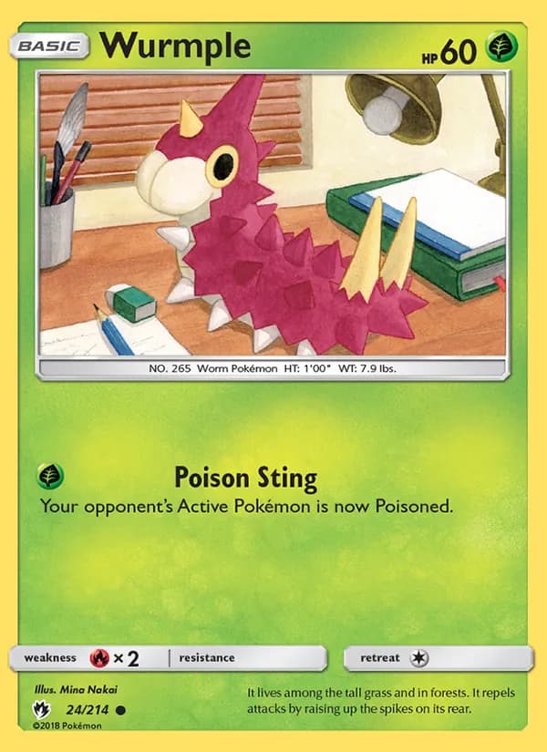 Wurmple 24/214, Lost Thunder