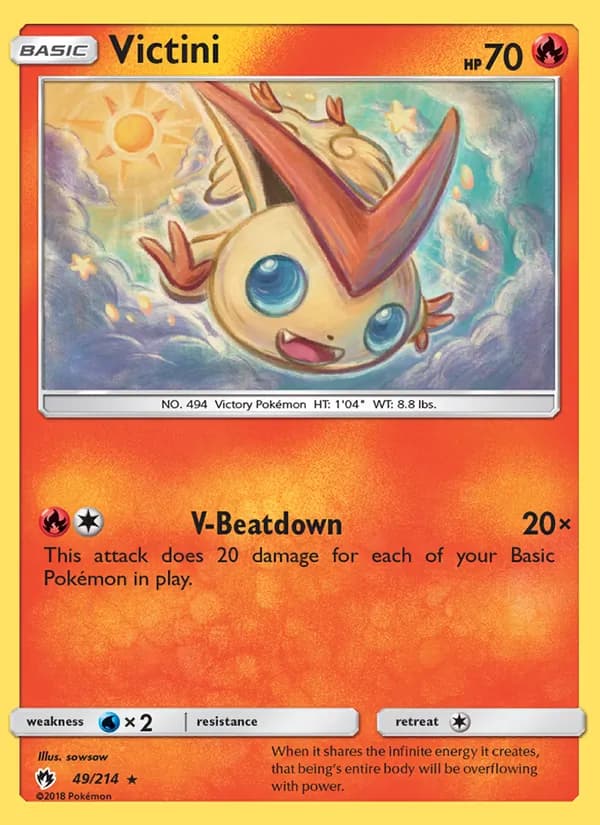 Victini 49/214, Lost Thunder