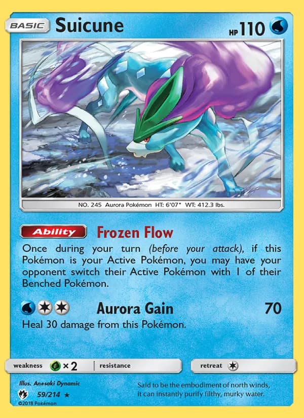 Suicune 59/214, Lost Thunder