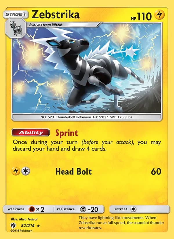 Zebstrika 82/214, Lost Thunder