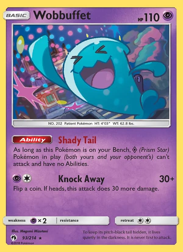 Wobbuffet 93/214, Lost Thunder