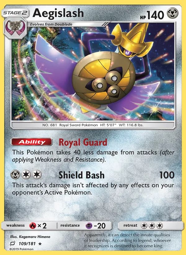 Aegislash 109/181, Team Up