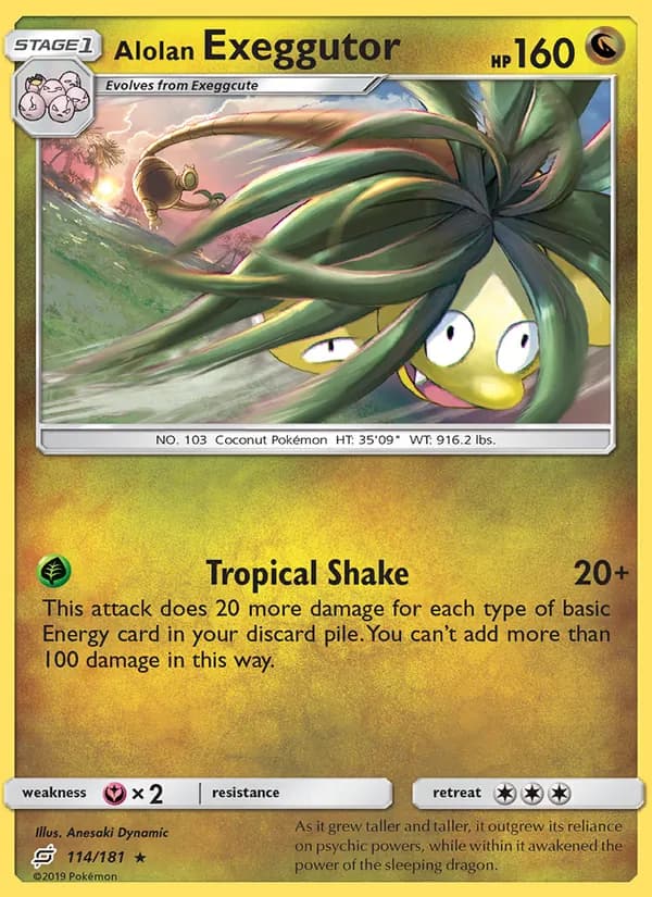 Alolan Exeggutor 114/181, Team Up