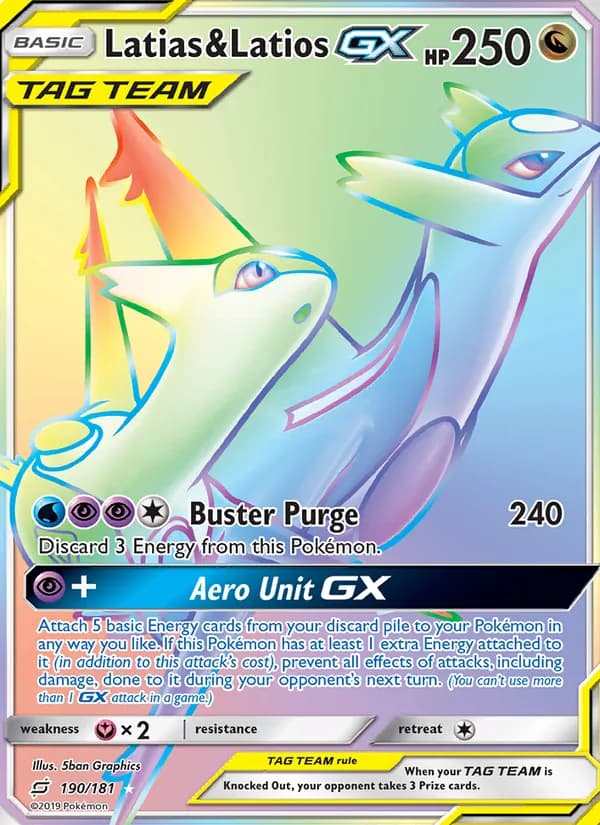 Latias & Latios GX 190/181, Team Up