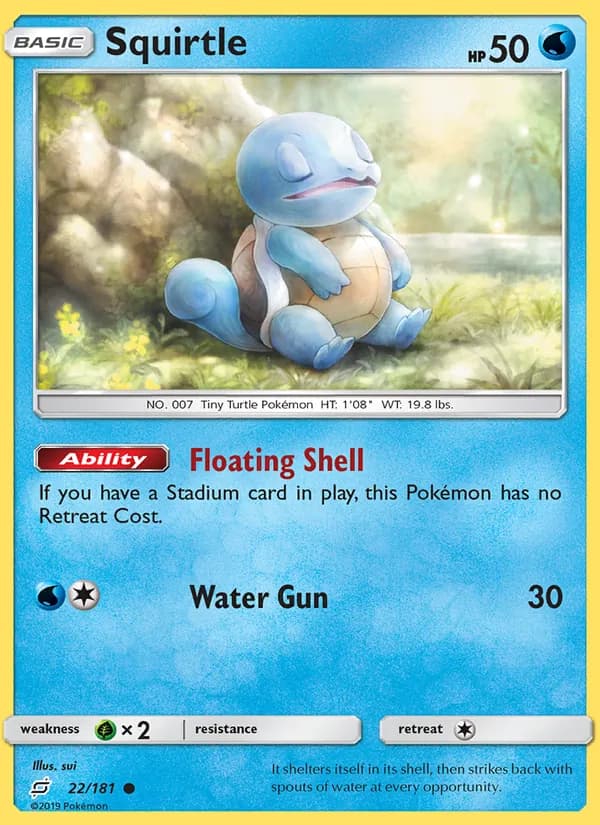 Squirtle 22/181, Team Up