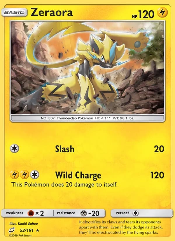 Zeraora 52/181, Team Up