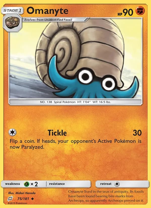 Omanyte 75/181, Team Up