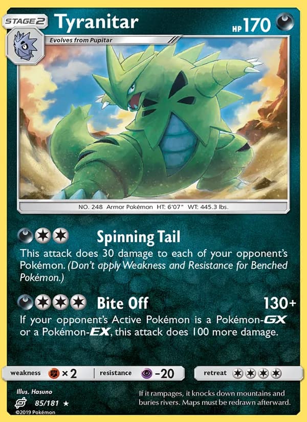 Tyranitar 85/181, Team Up