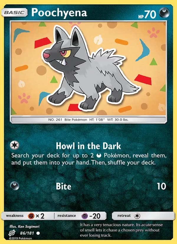 Poochyena 86/181, Team Up